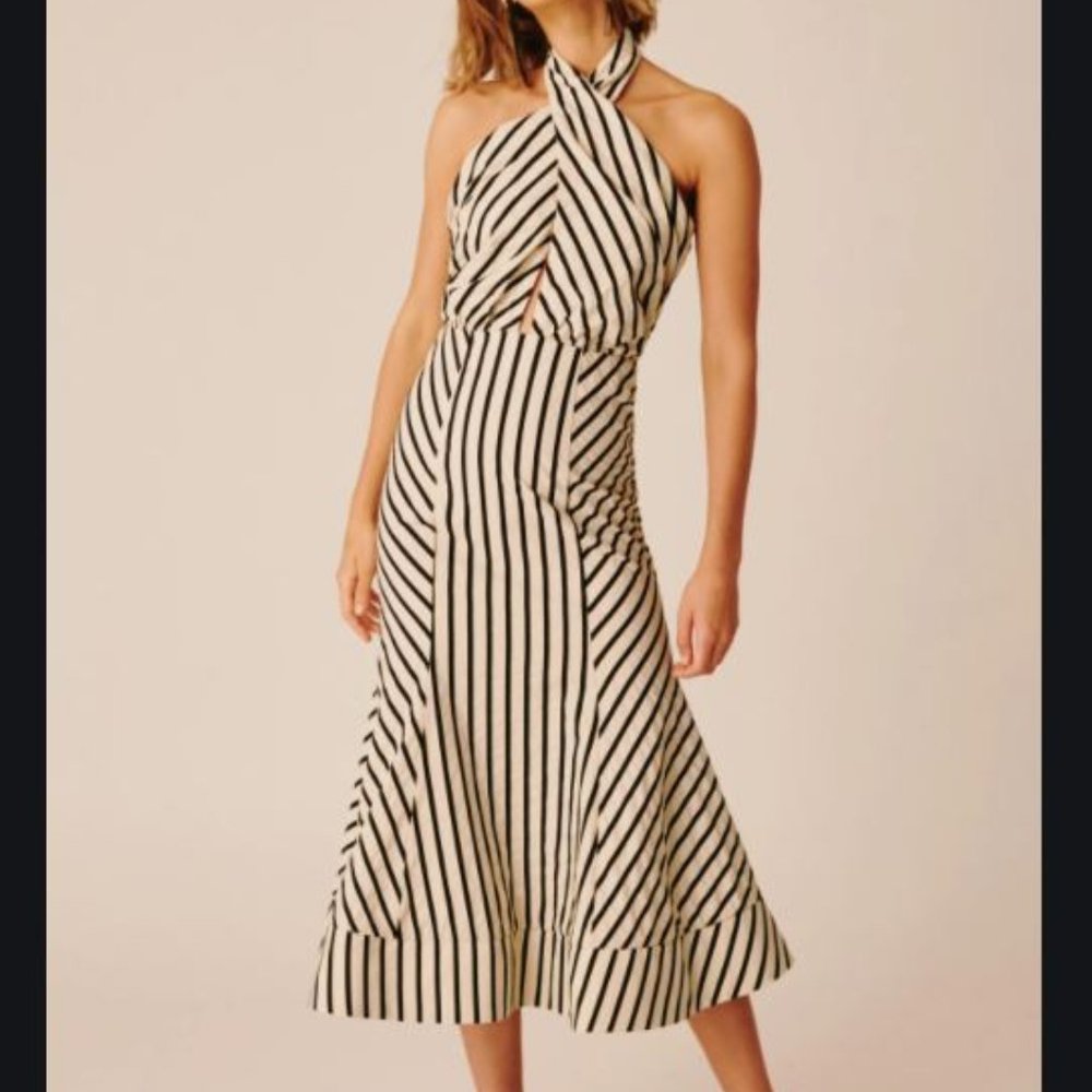 C/MEO COLLECTIVE "HIGH AS HOPE" MIDI DRESS